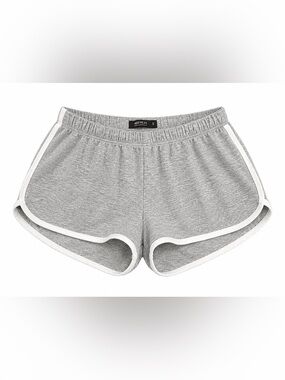 WHITE AND GRAY CLASSIC RED FOX SHORTS